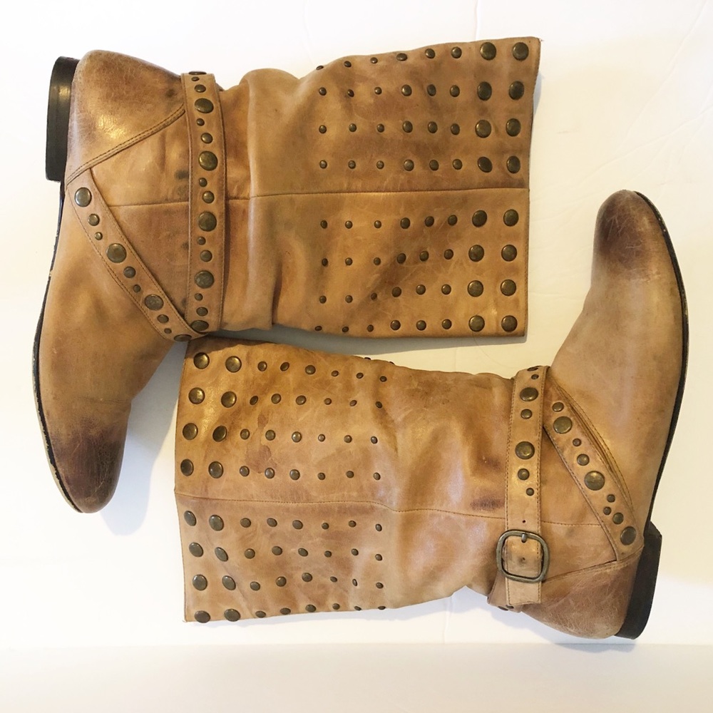 Aldo Tan Combat & Moto Boots